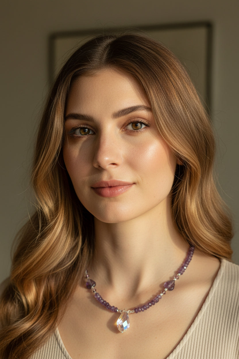 Highland Seasons Crystal Necklace — view 6