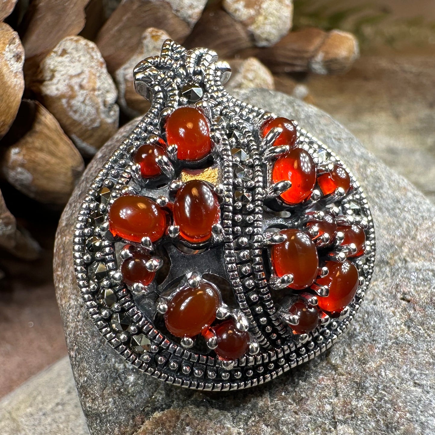 Ripe Pomegranate Brooch — view 4
