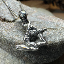 Load image into Gallery viewer, Mermaid Yoga Pose Necklace
