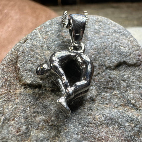 Load image into Gallery viewer, Yoga Pose Om Necklace
