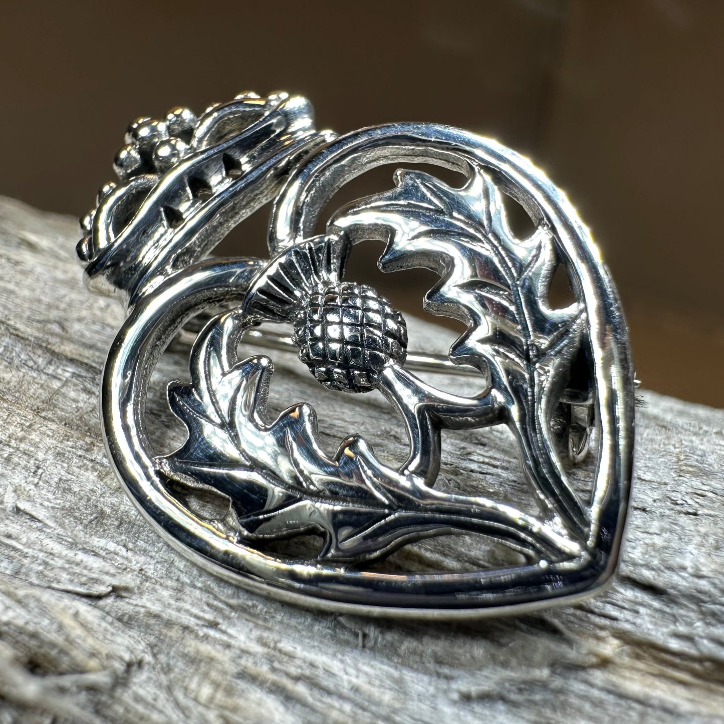 Lady Anne Luckenbooth Brooch in Sterling Silver — view 3