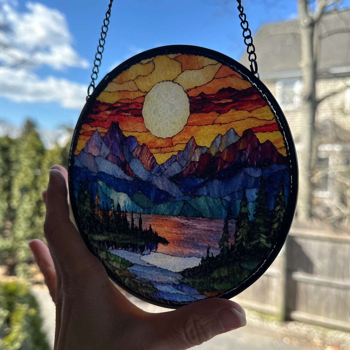 Highland Sunset Suncatcher