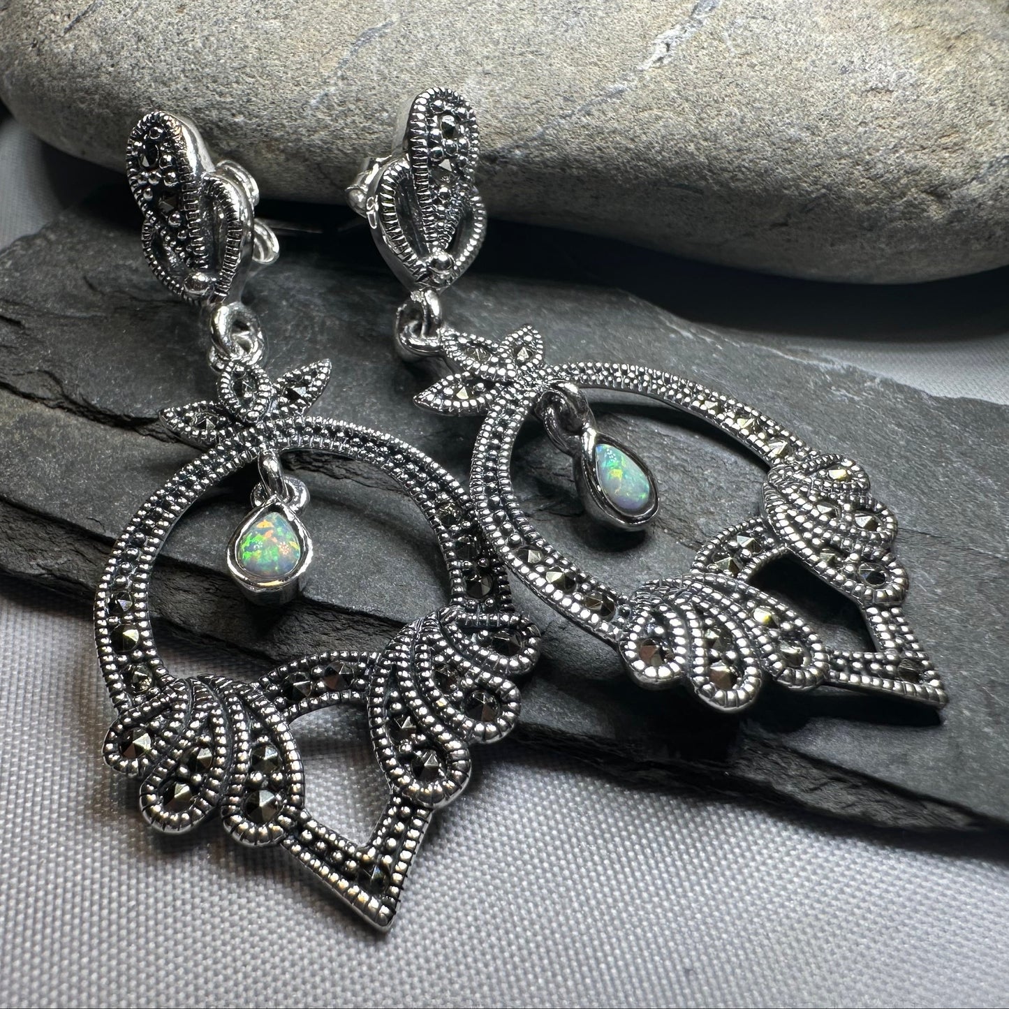 Antoinette Marcasite Earrings