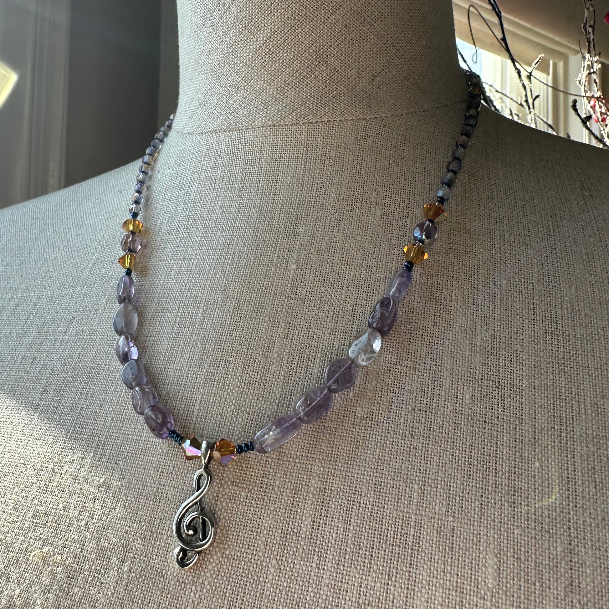 Ceol Music Note Necklace — view 10