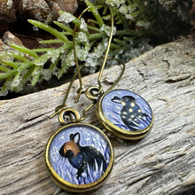 Load image into Gallery viewer, Twilight Rabbit Art Earrings
