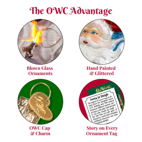 Regal Father Christmas Ornament — view 2
