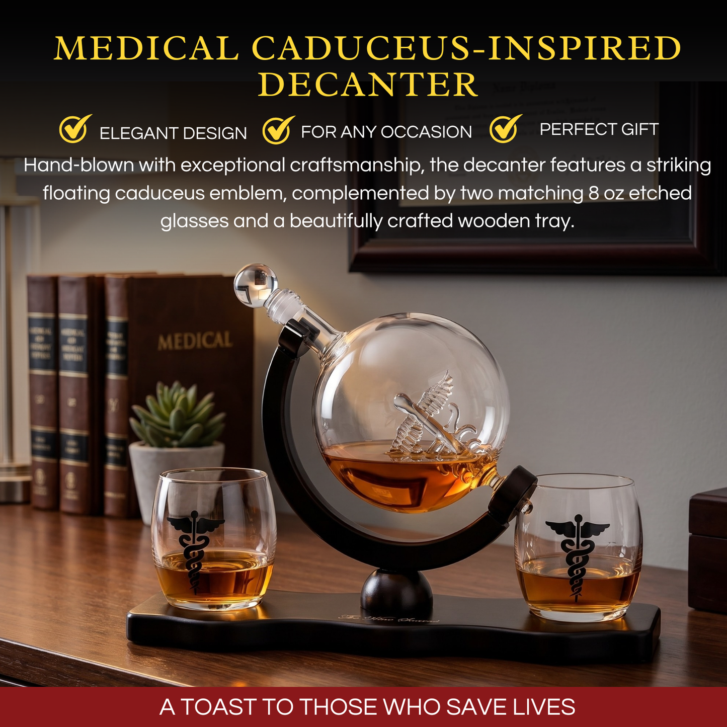 Doctors & Healthcare Worker Whisky Decanter