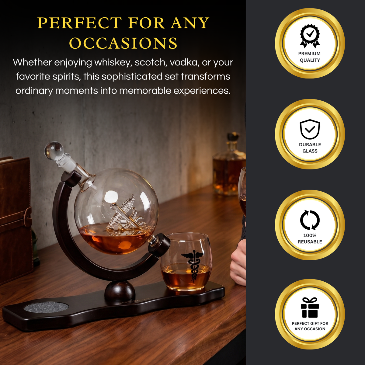 Doctors & Healthcare Worker Whisky Decanter