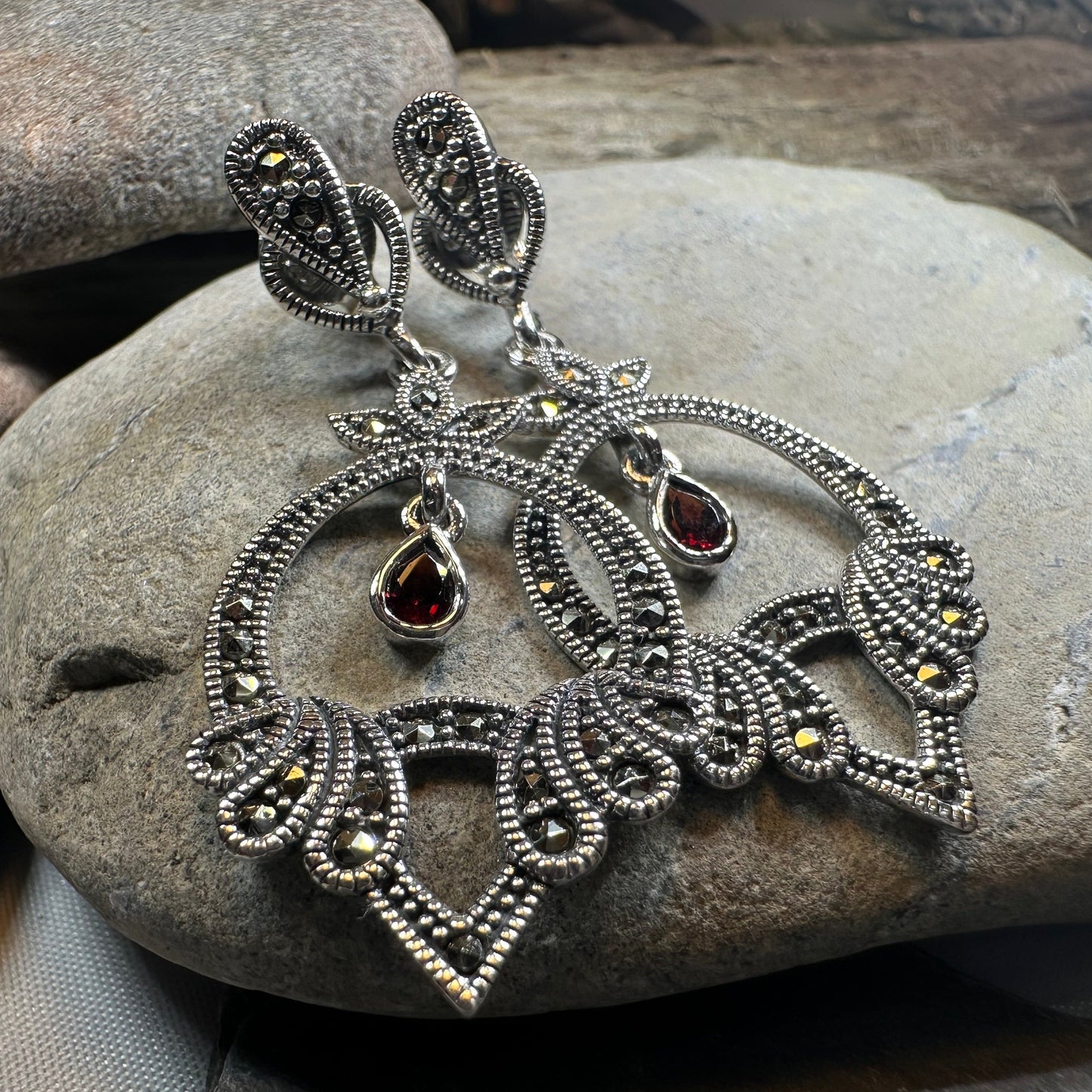 Antoinette Marcasite Earrings