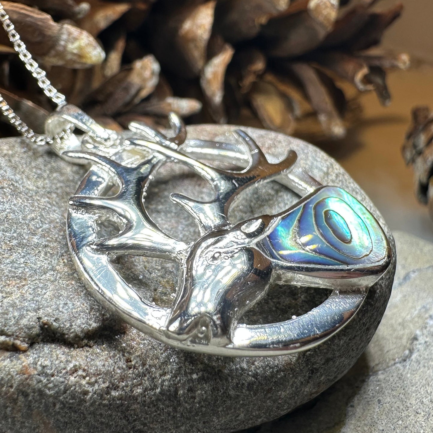 Stag of the Mist Necklace