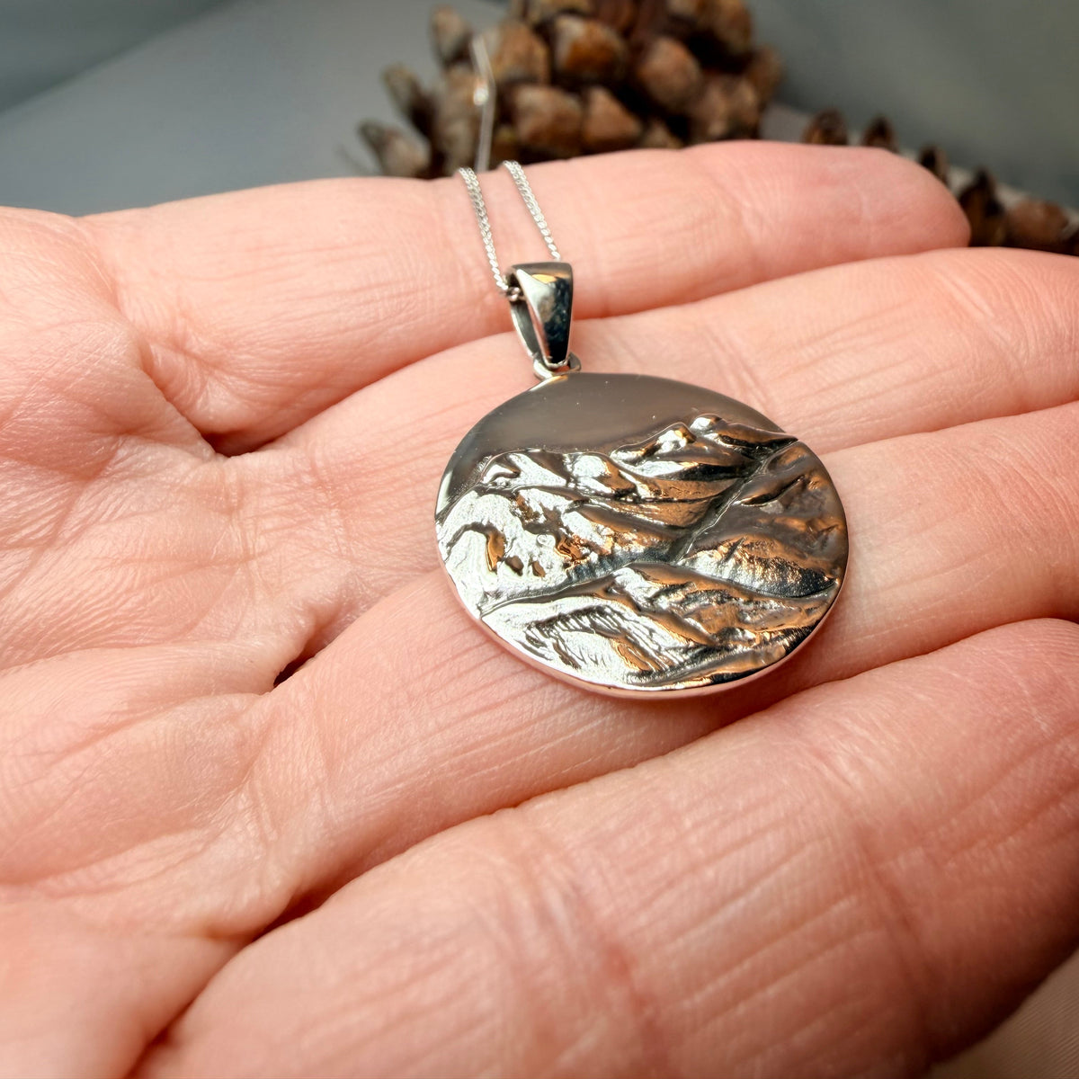 Scotland Three Sisters of Glencoe Necklace - Handmade in Scotland