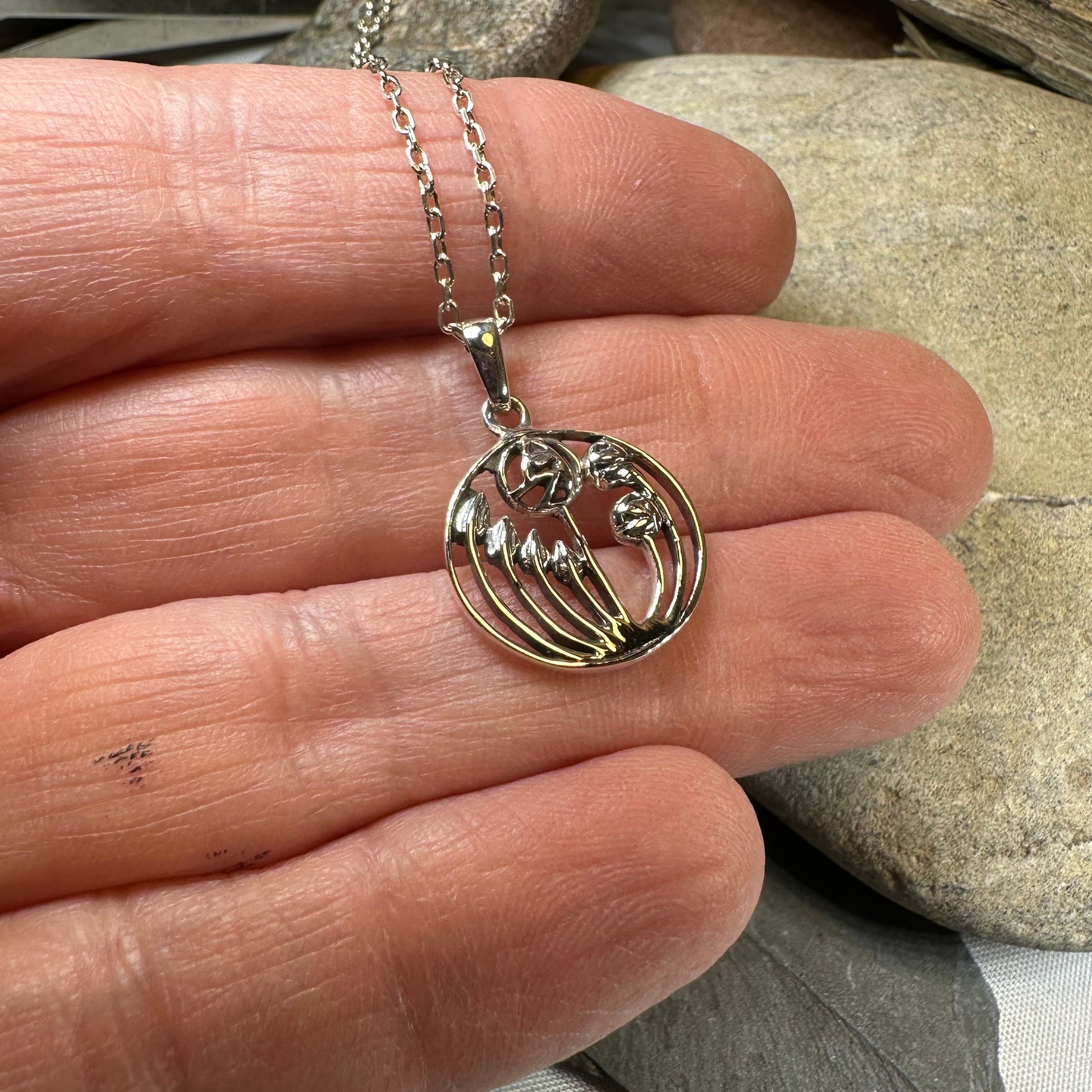 Mackintosh Rose Necklace — view 4