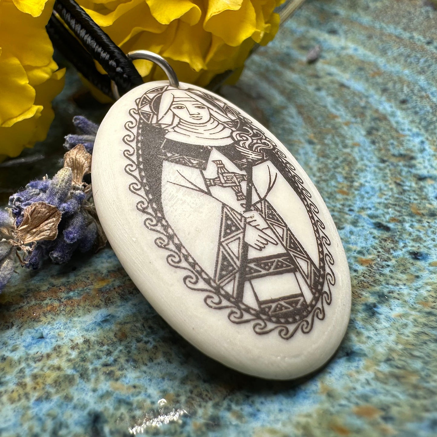 Artisan Irish Saint Brigid Necklace - Handmade in the U.S.A.