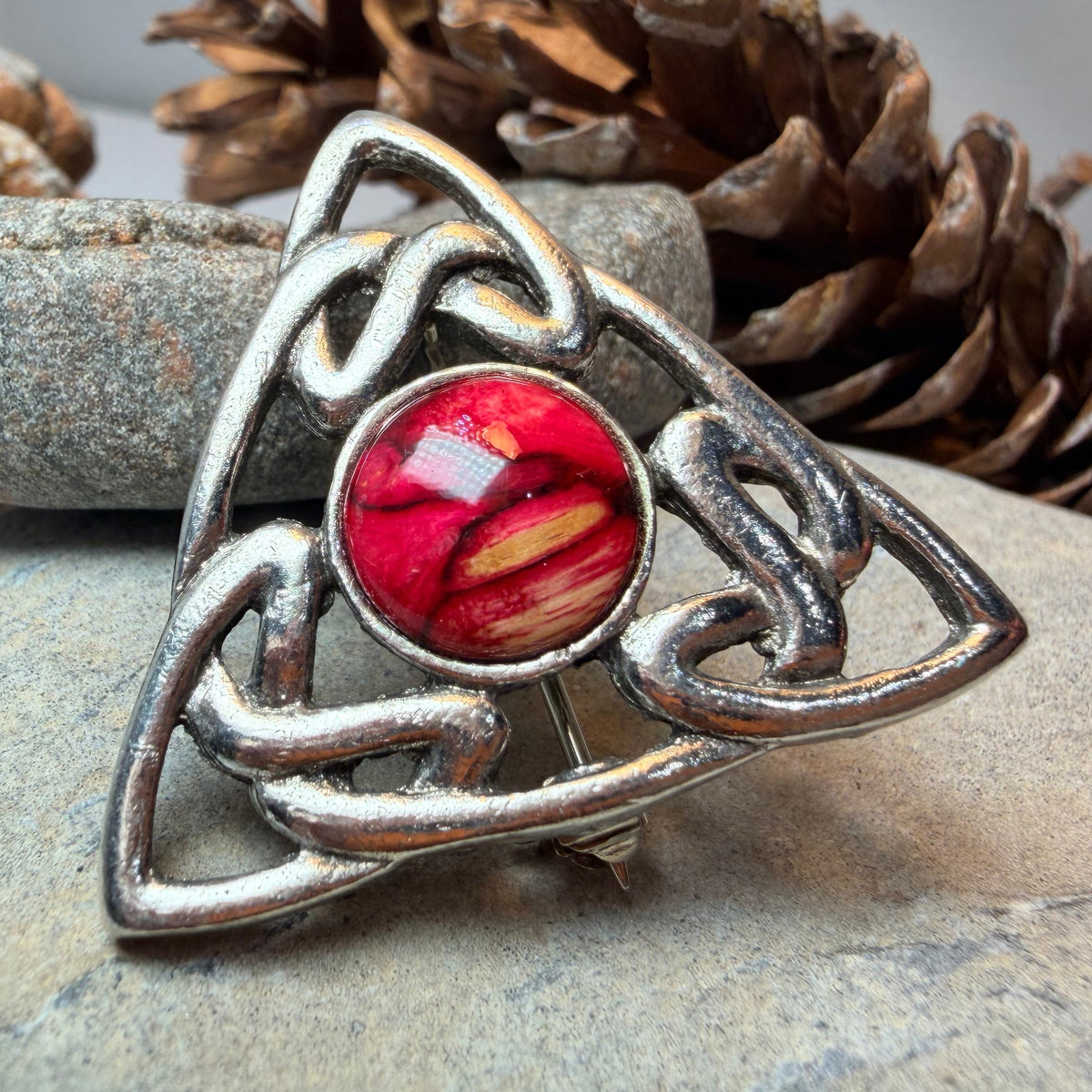 Heathergems Pictish Celtic Knot Brooch - Handmade in Scotland