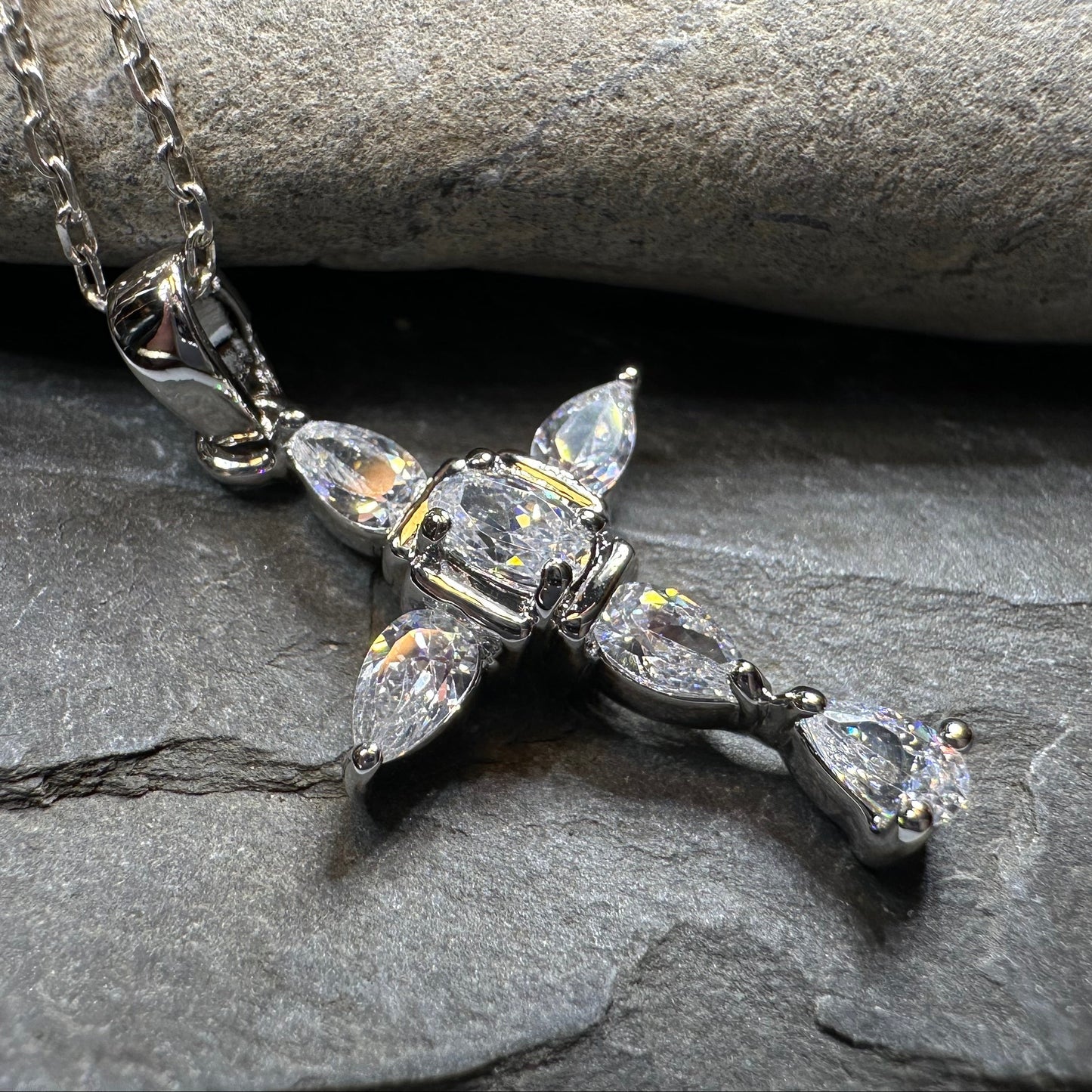 Clarice Celtic Cross Necklace — view 8