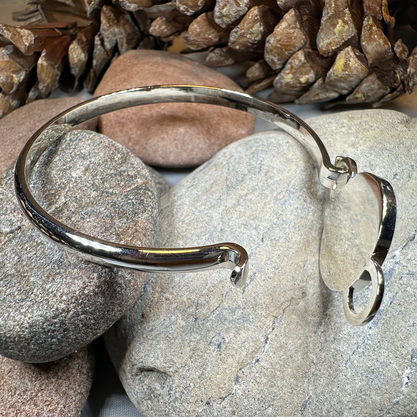 Enamel Scottish Thistle Bracelet for Women