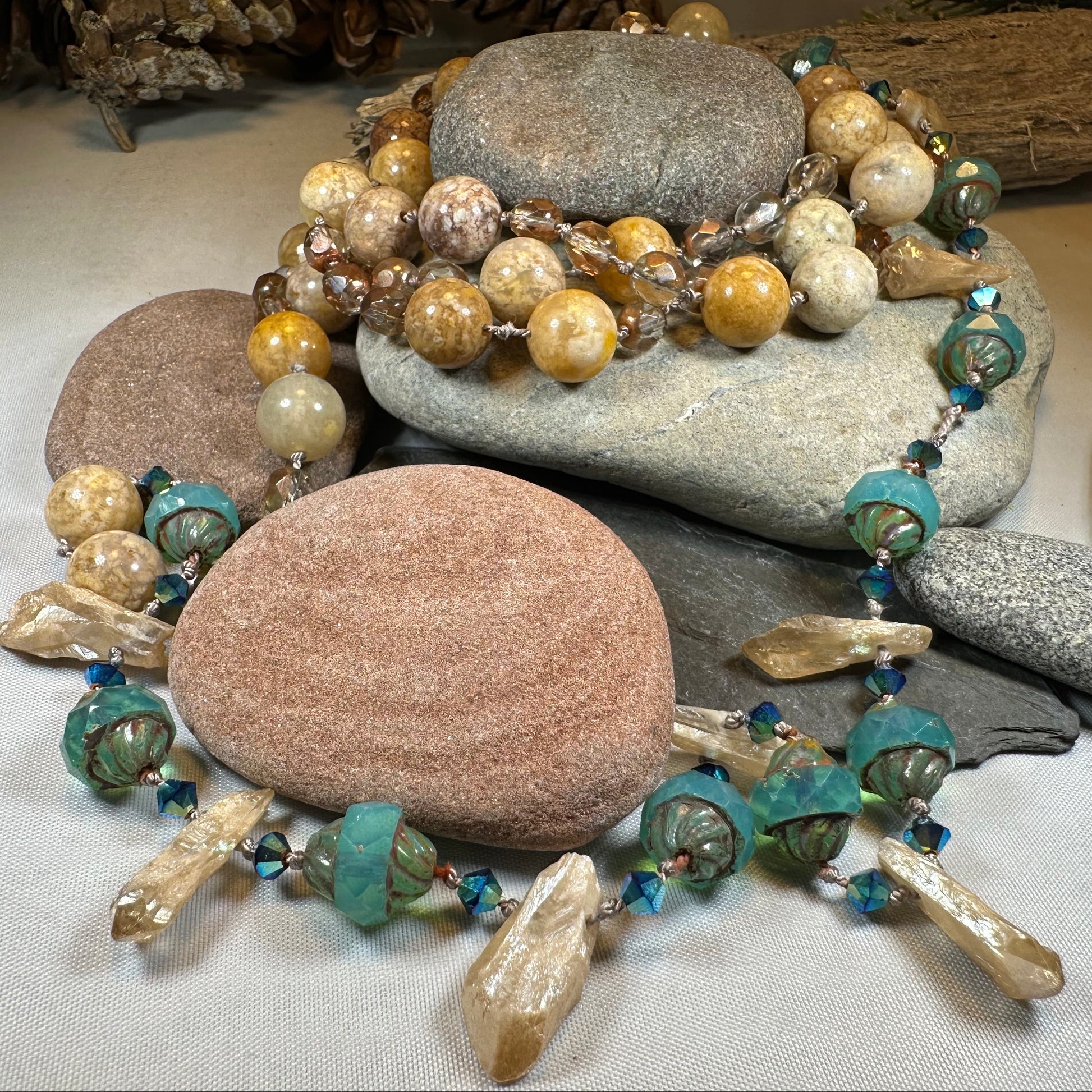 Keem Bay Crystal Necklace — view 9