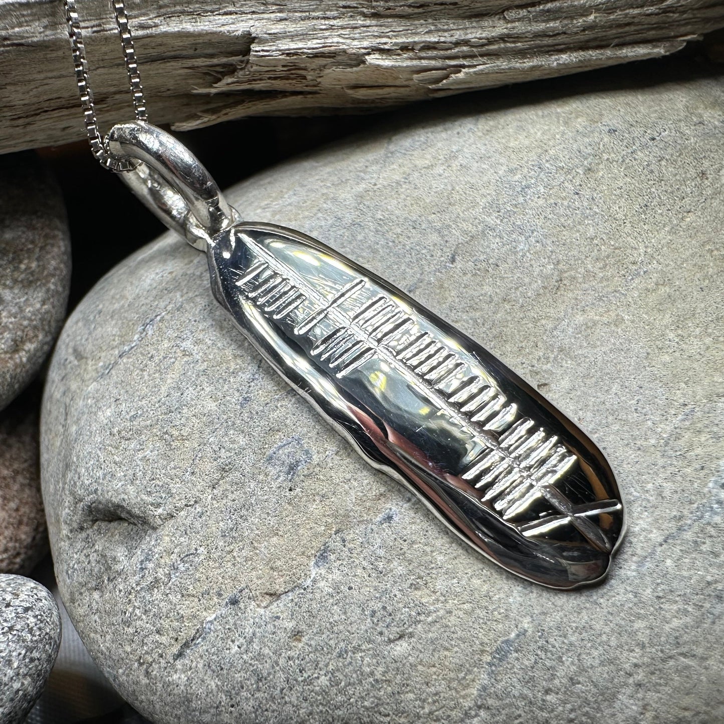Gaelic Courage Ogham Necklace - Made in Ireland