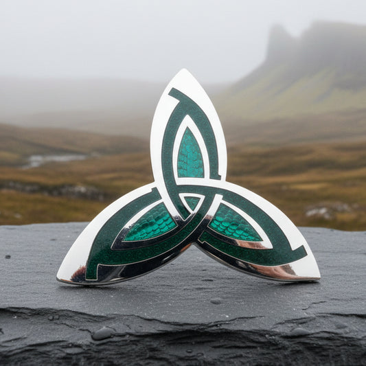 Eislyn Trinity Knot Celtic Brooch