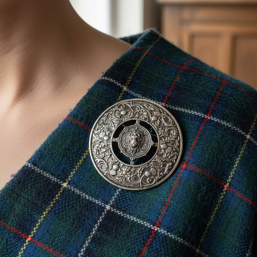 Scotland Royal Lion Brooch - Handmade in Scotland
