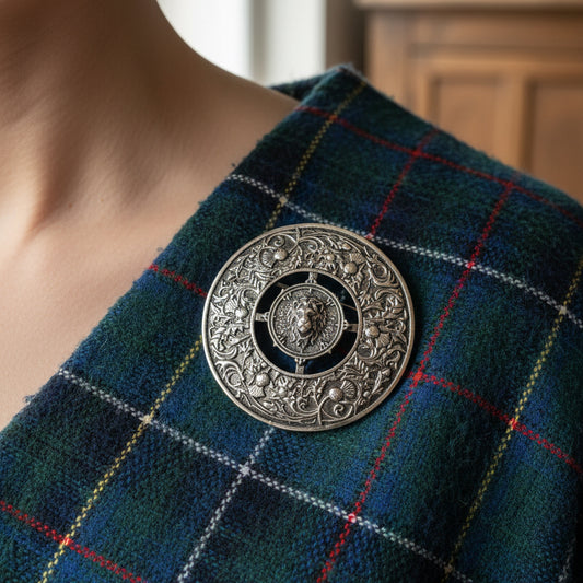 Scotland Royal Lion Brooch - Handmade in Scotland