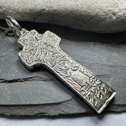 Artisan Irish Saint Patrick Cross Necklace - Made in Ireland