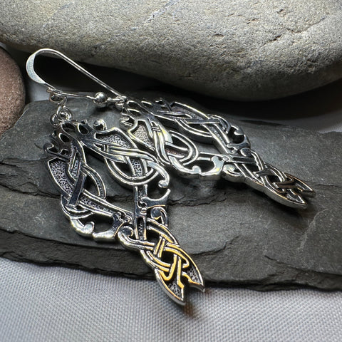 Load image into Gallery viewer, Unne Celtic Viking Earrings

