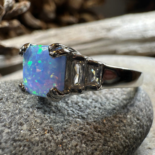 Marvina Blue Opal Ring