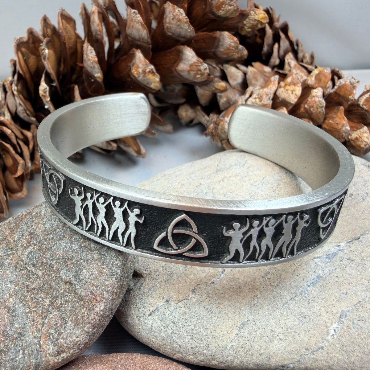 Celtic Sisters Trinity Knot Bracelet - Handmade in the U.S.A.