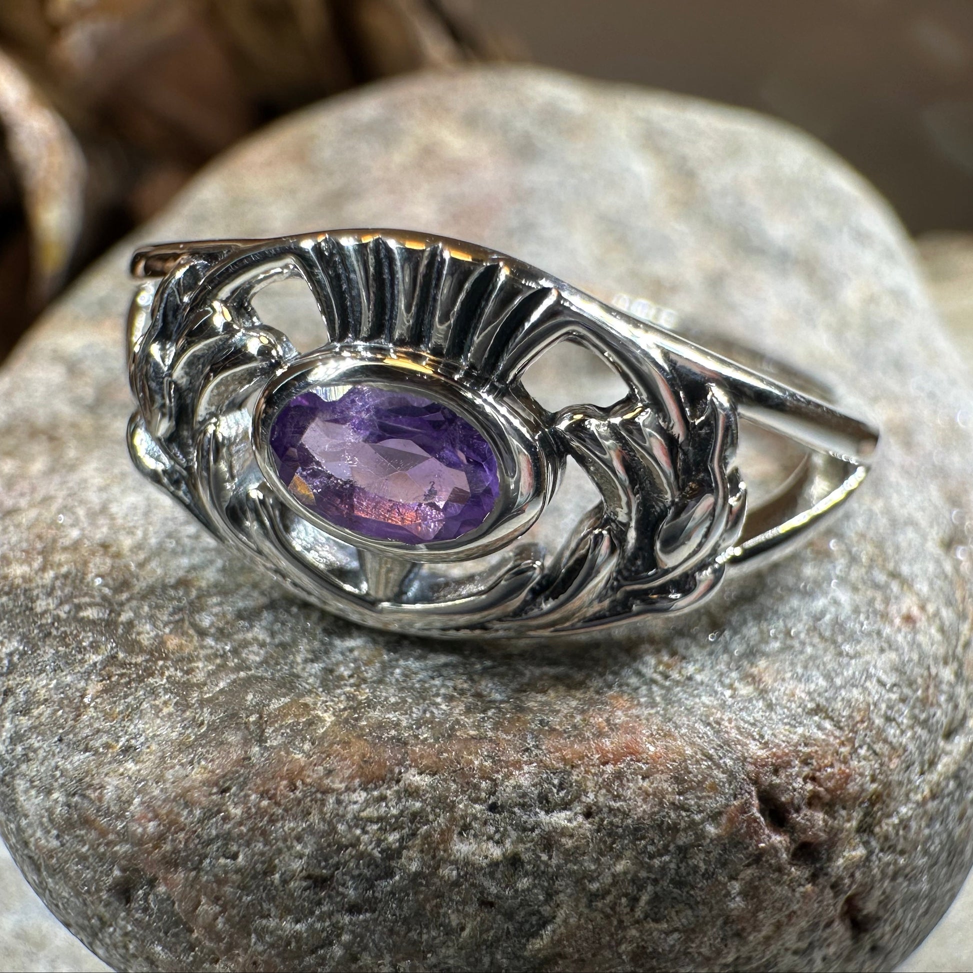 Sassenach Thistle Ring — view 15