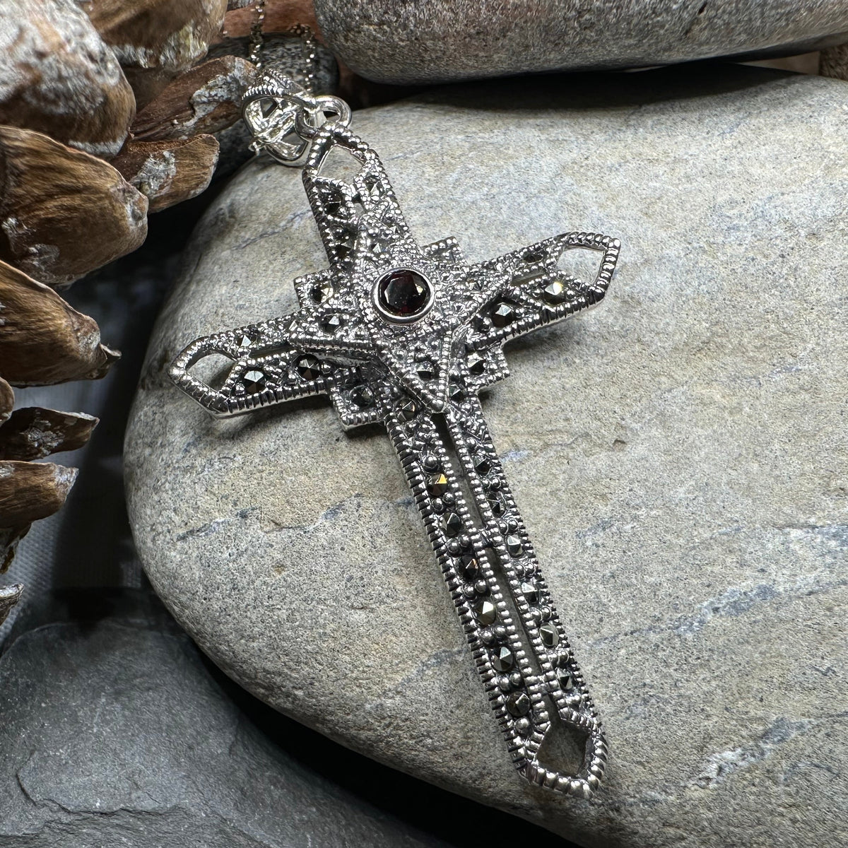 Wyn Celtic Cross Necklace — view 13