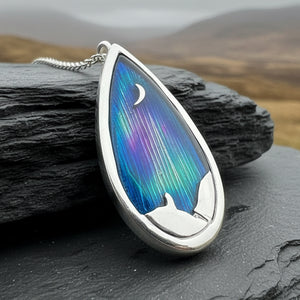 Northern Lights Sky Necklace - Handmade in Scotland – Celtic