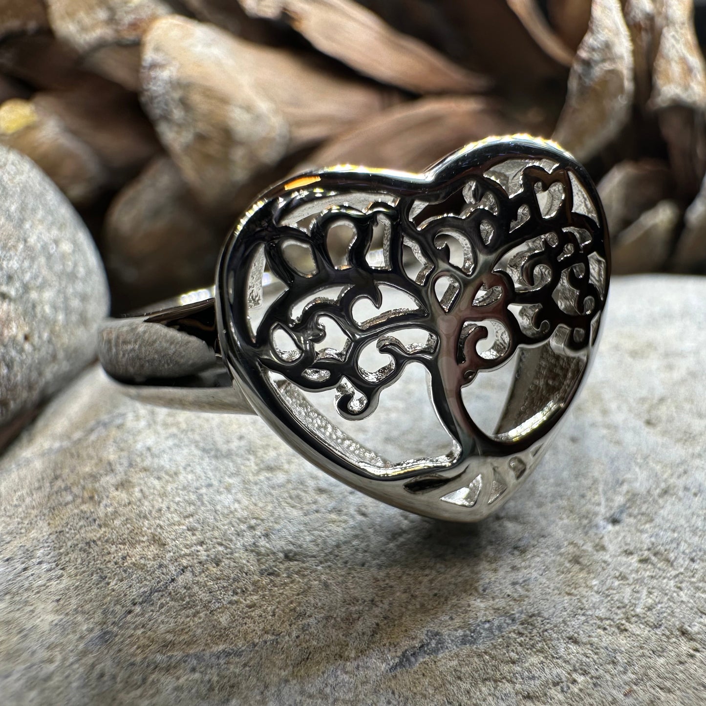 Heart Tree of Life Ring — view 11