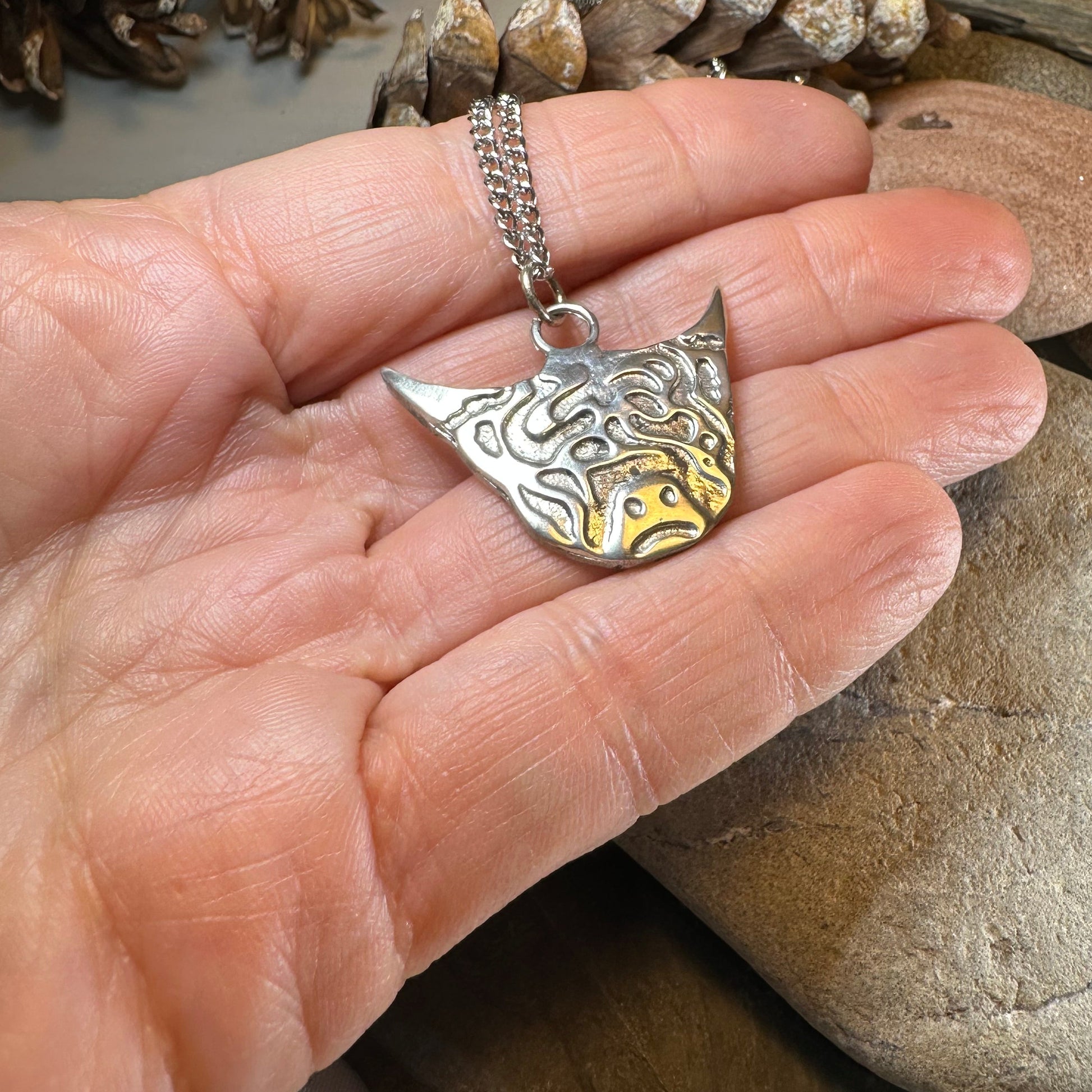 Hamish Highland Cow Necklace - Handmade in Scotland — view 7
