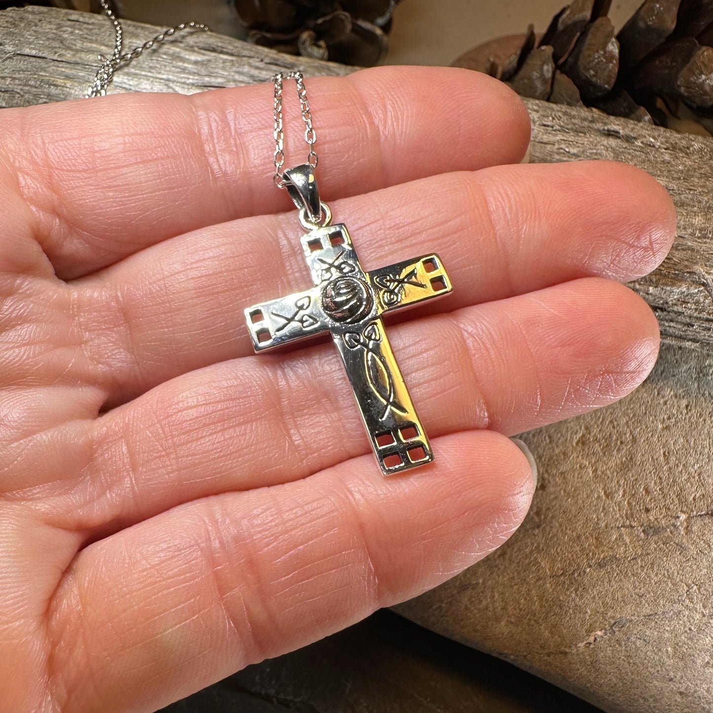 Scottish Mackintosh Cross Necklace