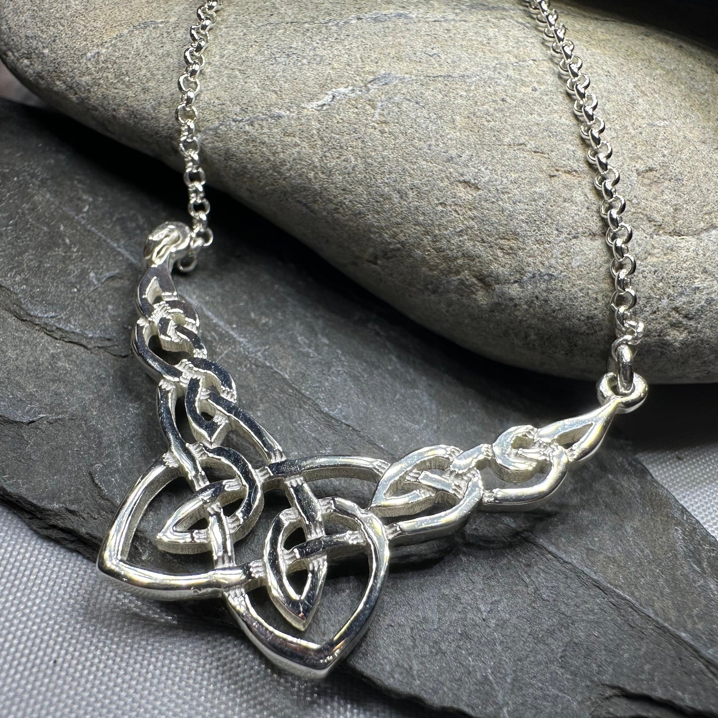 Trina Celtic Knot Necklace - Handmade in Scotland