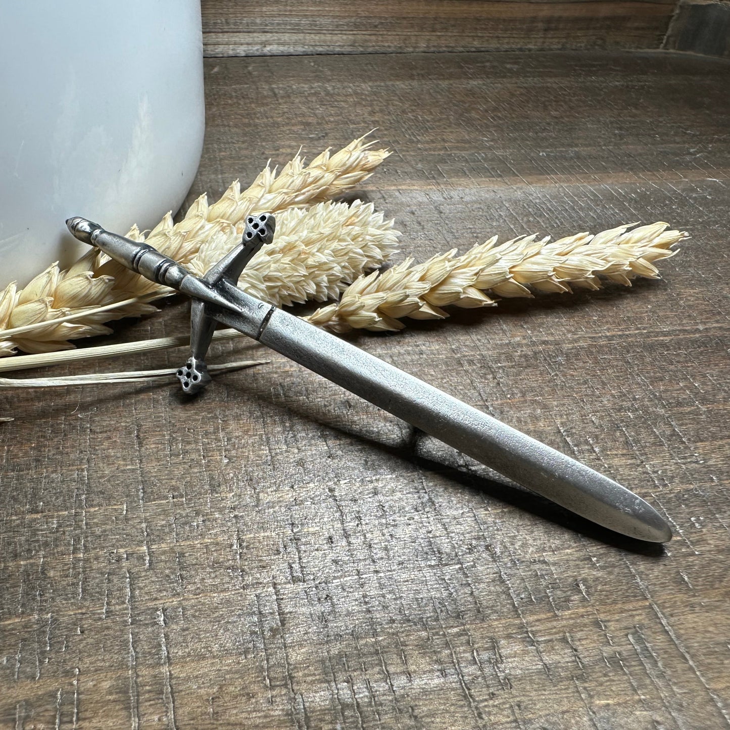 Highland Warrior Claymore Sword Kilt Pin - Handmade in Scotland