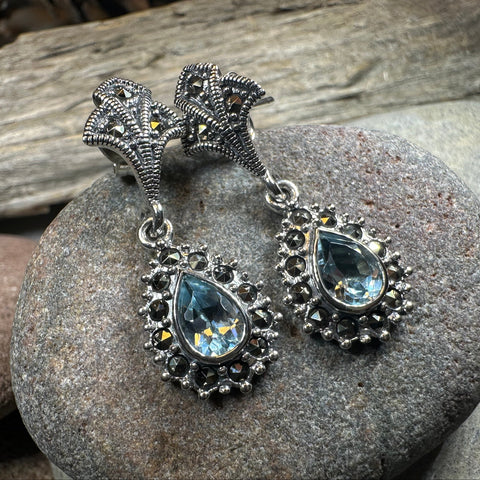 Load image into Gallery viewer, Coco Marcasite Earrings
