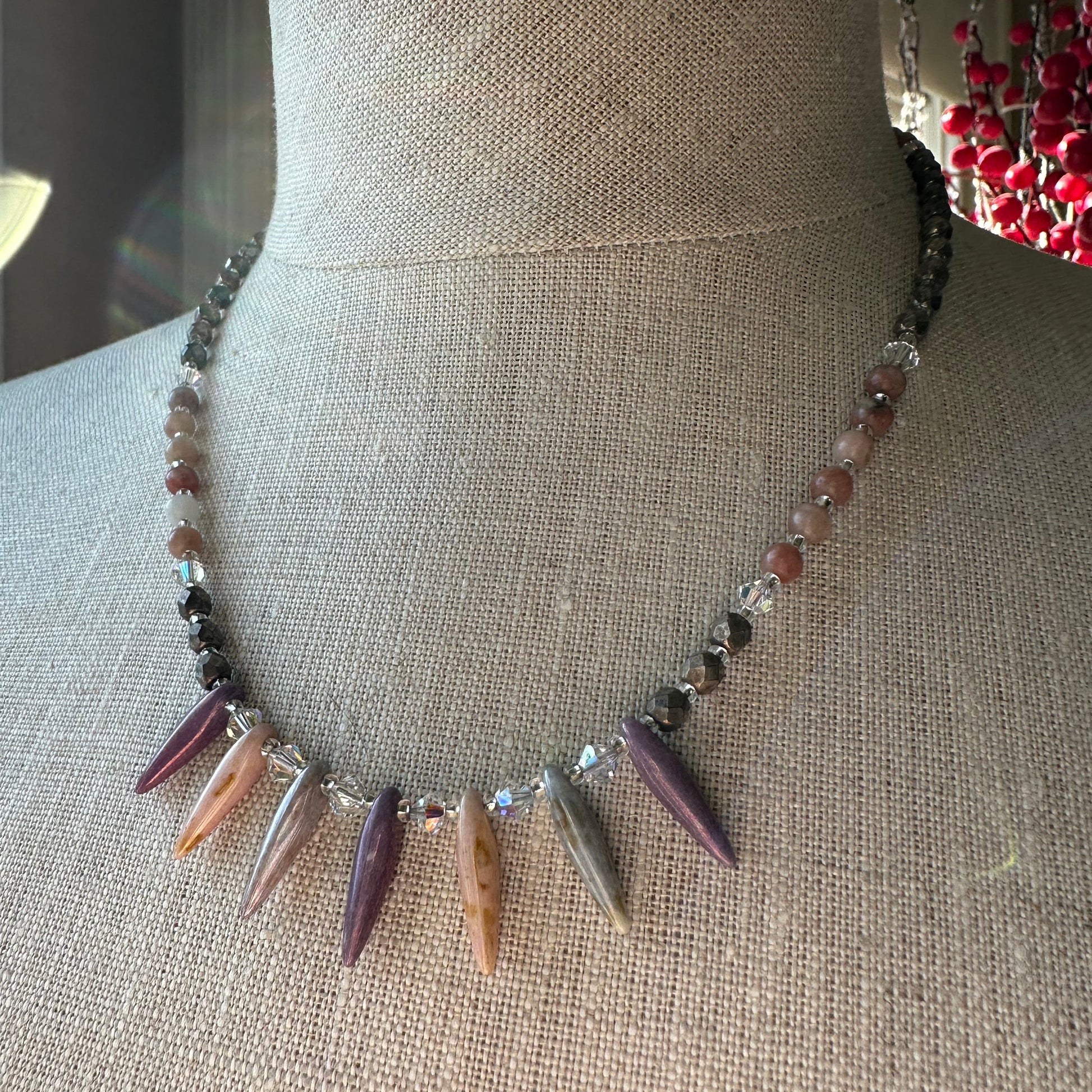 Highland Sunrise Crystal Necklace — view 3