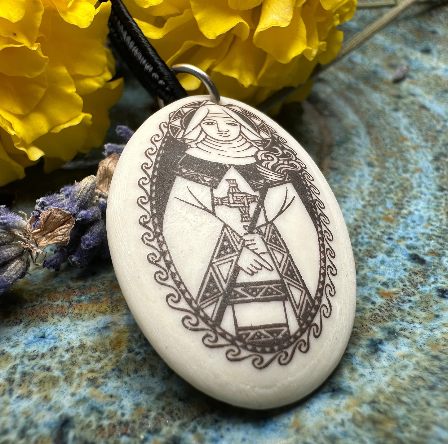 Artisan Irish Saint Brigid Necklace - Handmade in the U.S.A.