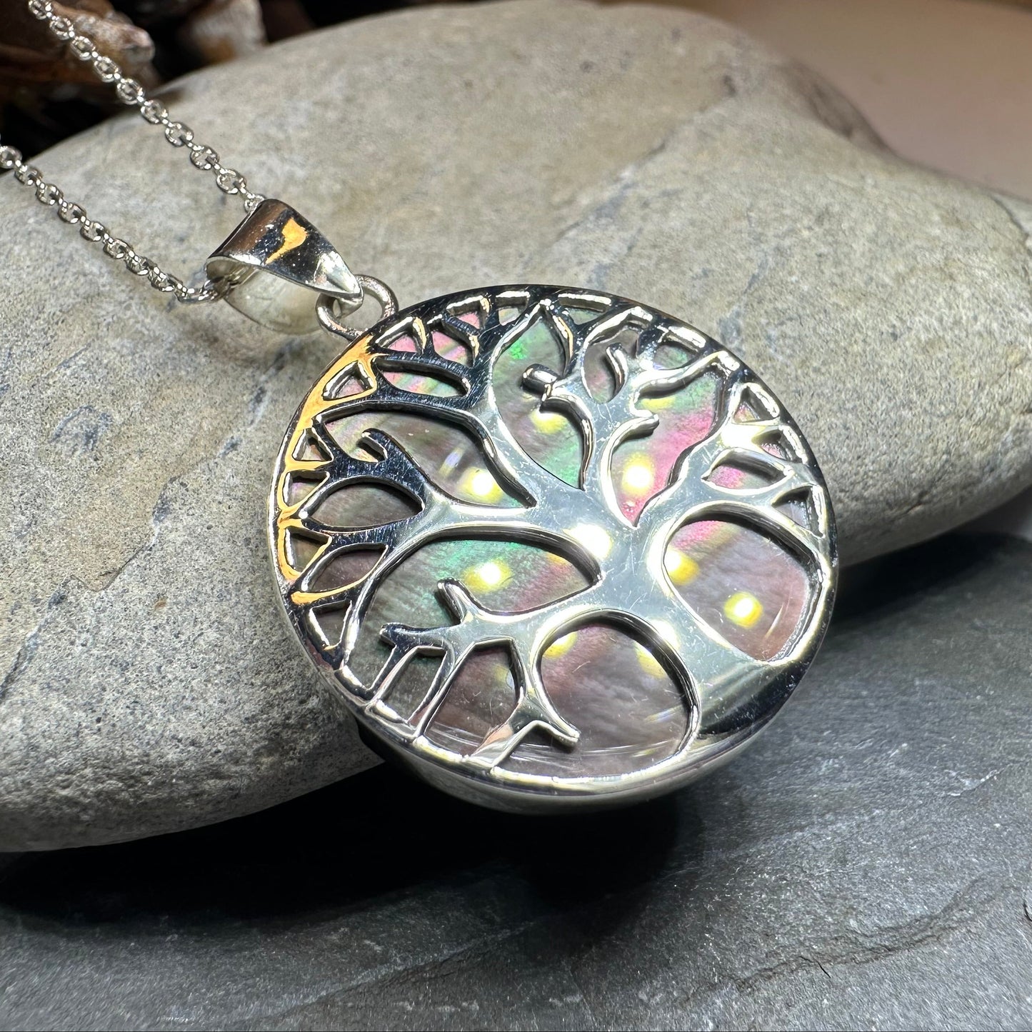 Larina Tree of Life Shell Necklace — view 4