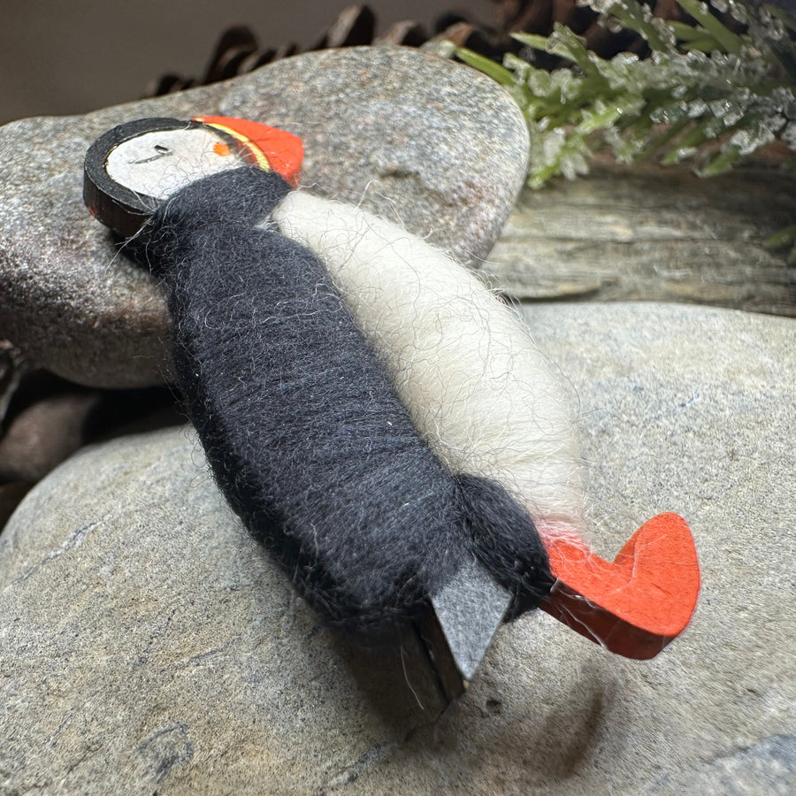 Scottish Puffin Scatter Pin - Handmade in Scotland