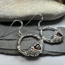 Load image into Gallery viewer, Gothic Claddagh Earrings
