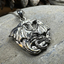 Load image into Gallery viewer, Silverwings Dragon Necklace
