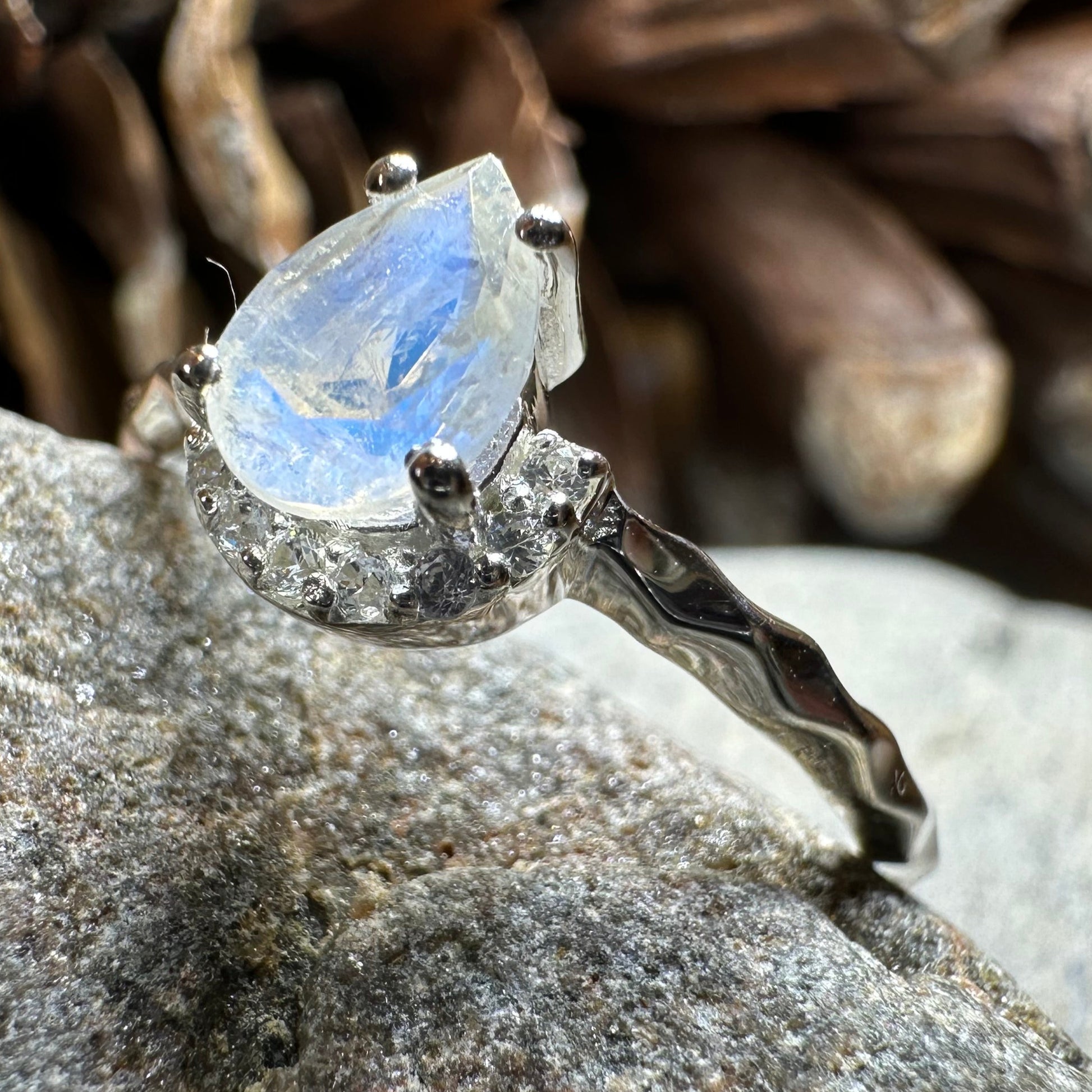 Calista Moonstone Ring — view 6