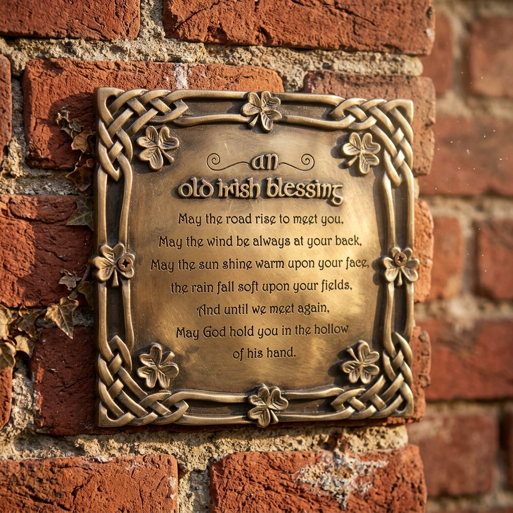 Old Irish Blessing Wall Plaque