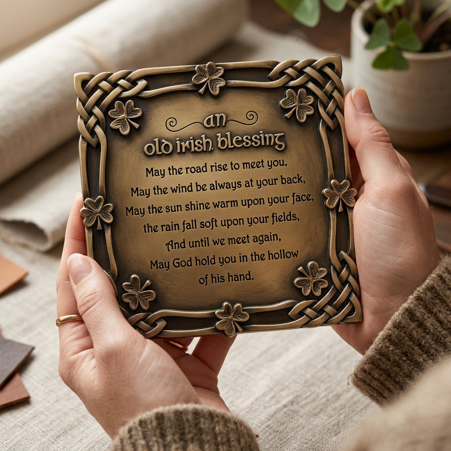 Old Irish Blessing Wall Plaque