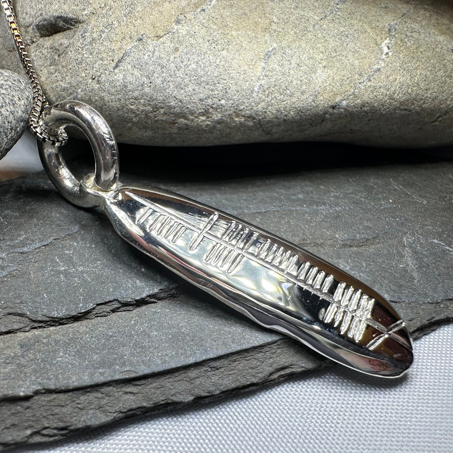 Gaelic Courage Ogham Necklace - Made in Ireland
