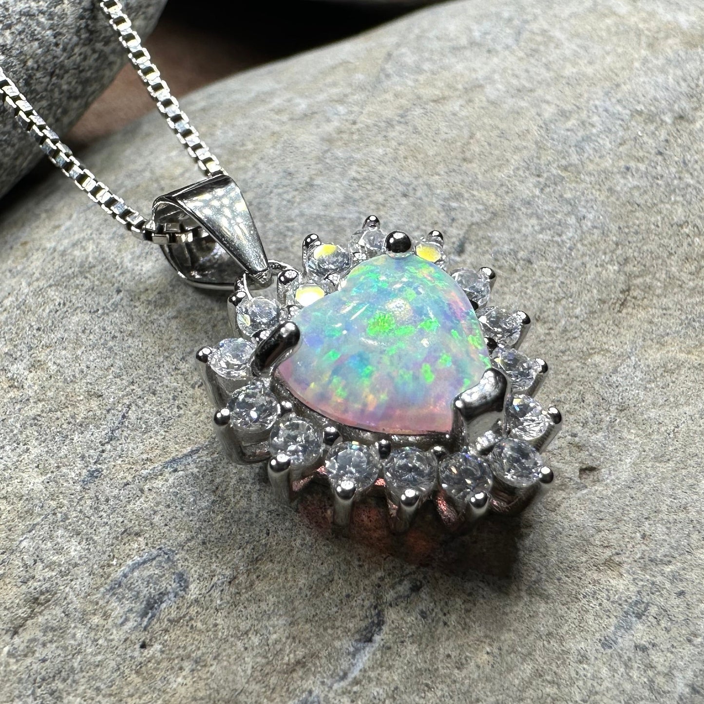Pure at Heart Opal Necklace
