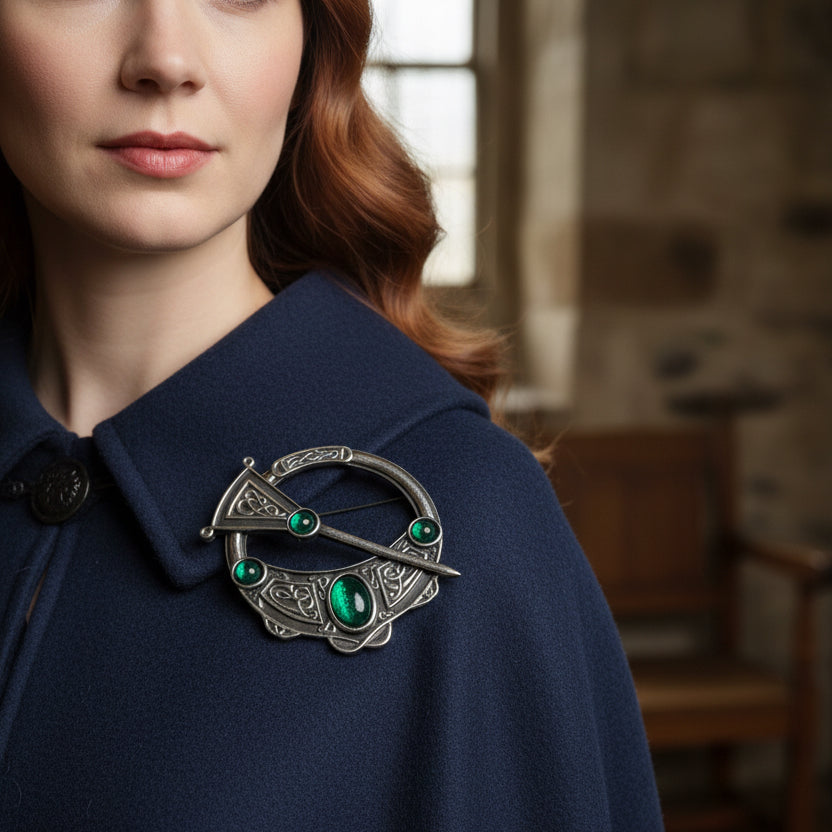 Lochdaw Celtic Penannular Brooch - Handmade in Scotland